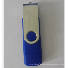 Pendrive plástico barato de OTG USB para el mercado de Whosale